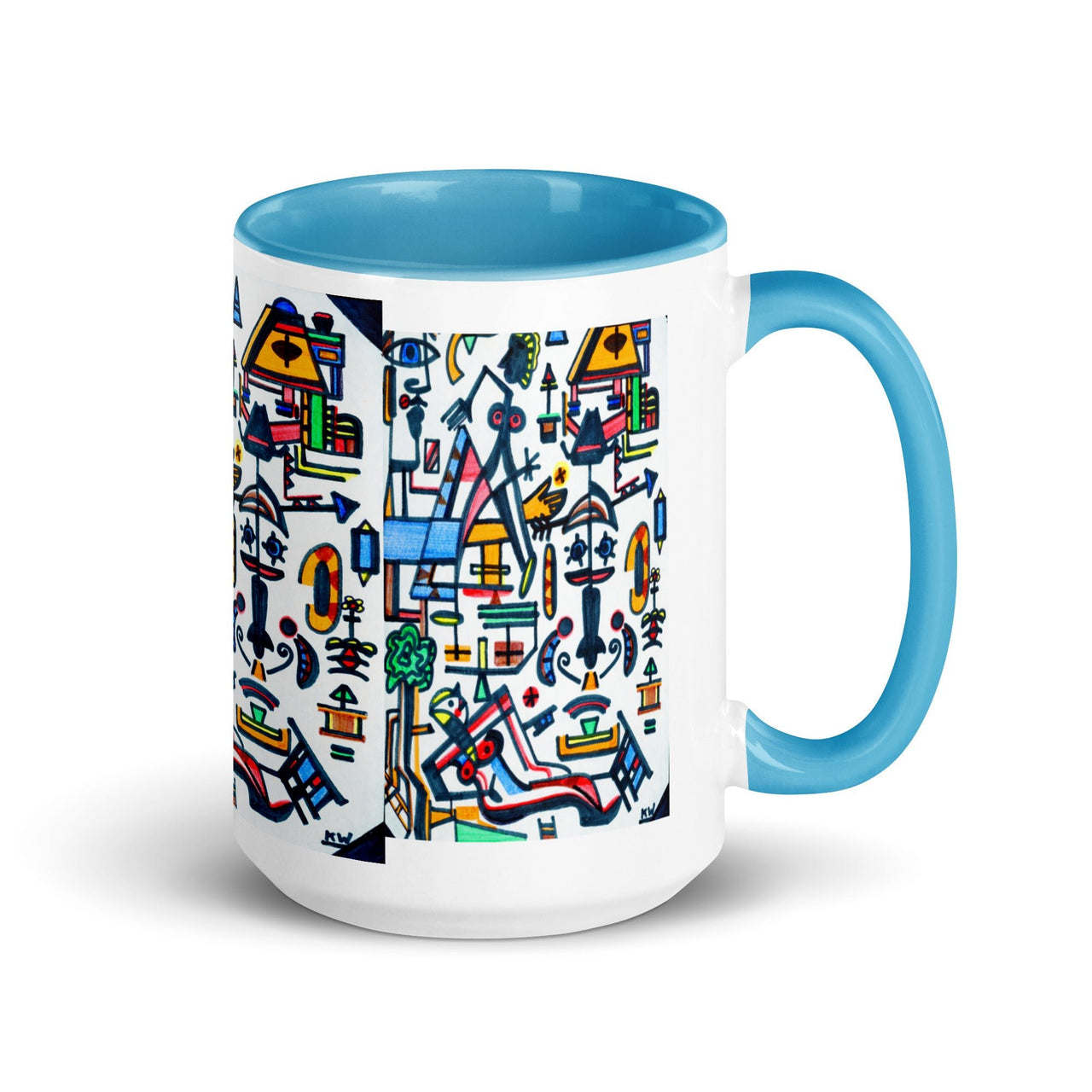 KW Gallery: Color Burst Mug 26 ☕🌈 - Winter Sunshine Marketplace