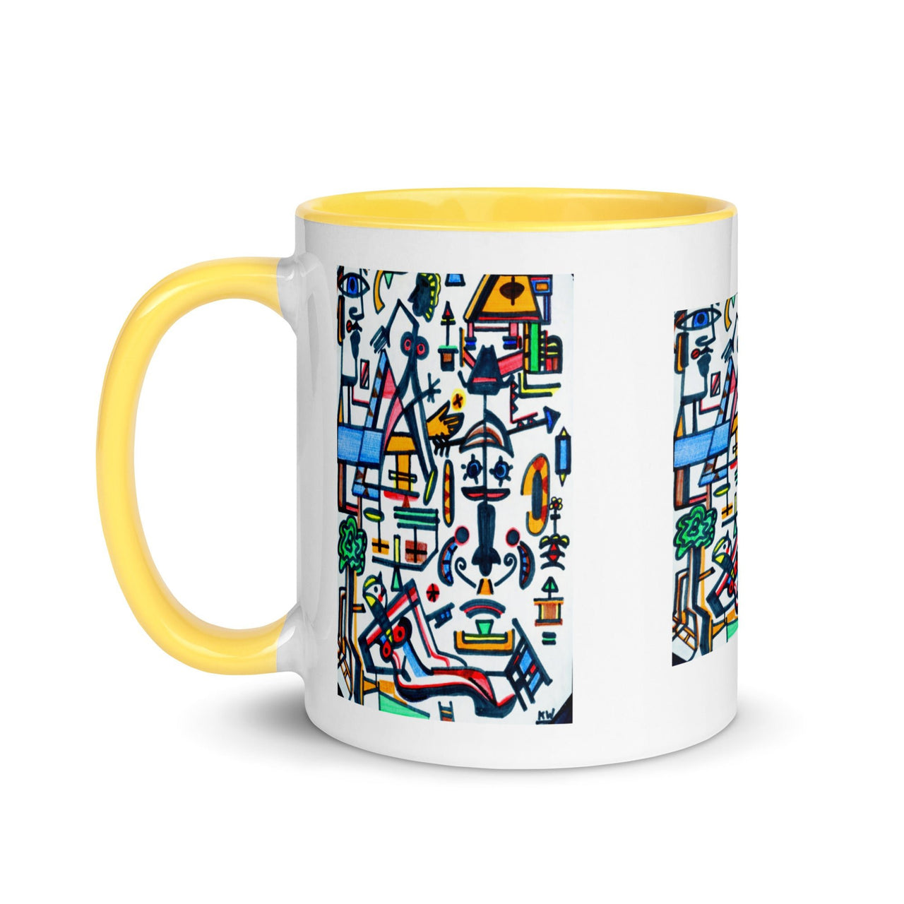 KW Gallery: Color Burst Mug 26 ☕🌈 - Winter Sunshine Marketplace