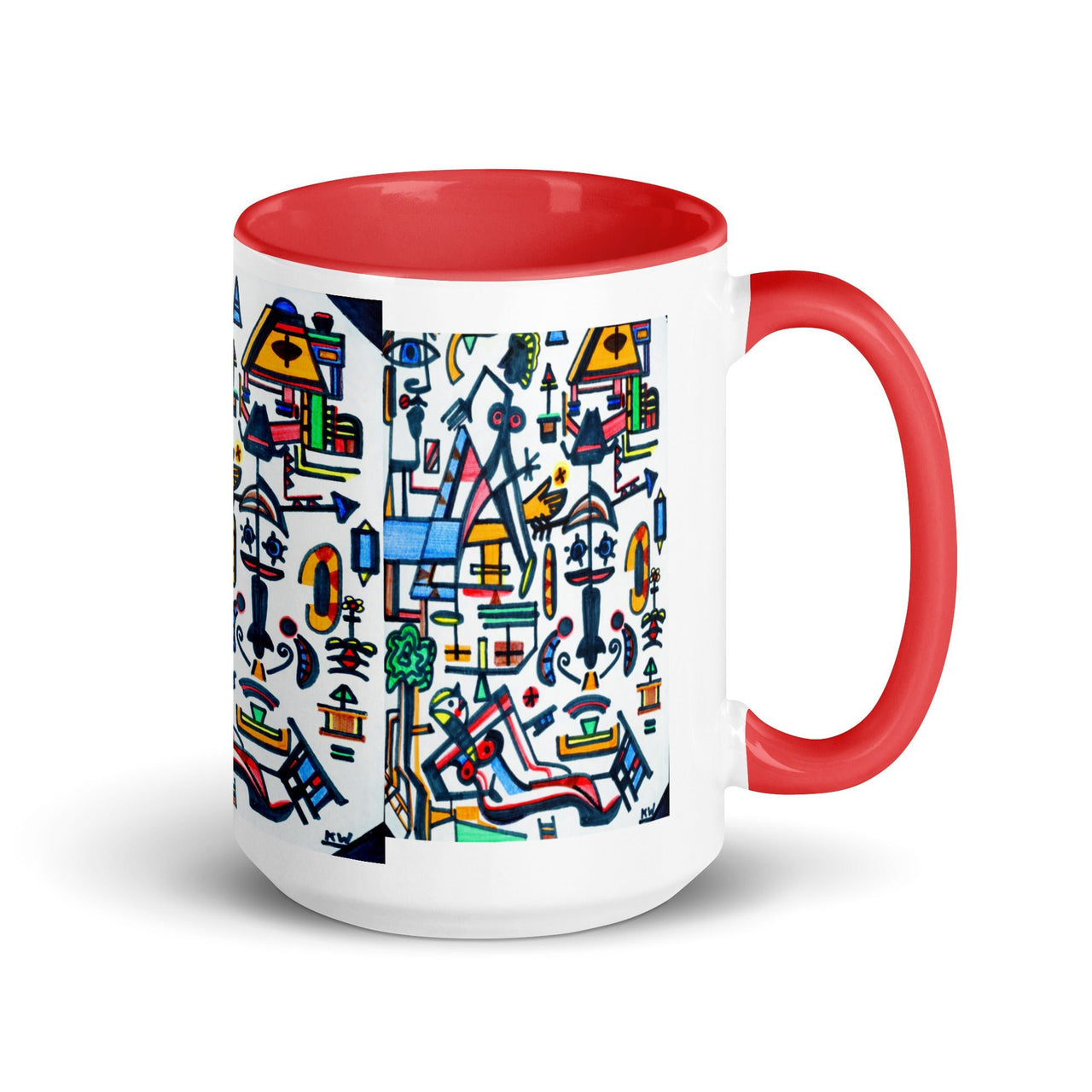 KW Gallery: Color Burst Mug 26 ☕🌈 - Winter Sunshine Marketplace