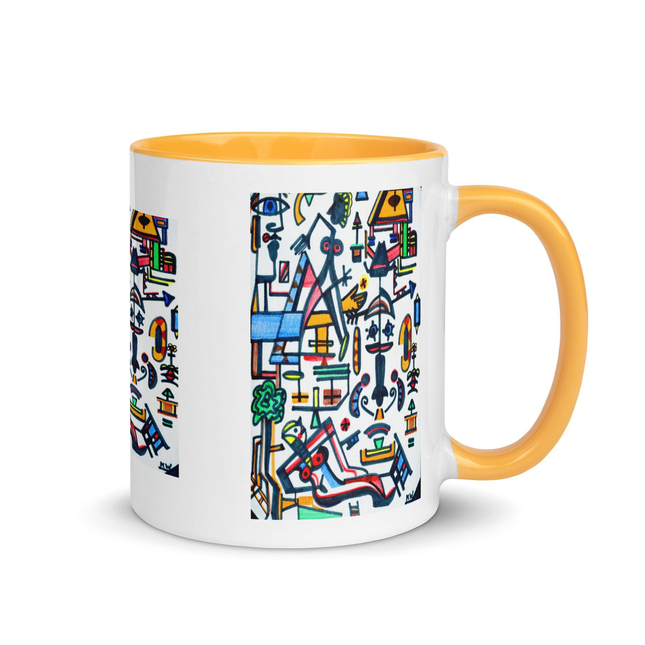 KW Gallery: Color Burst Mug 26 ☕🌈 - Winter Sunshine Marketplace