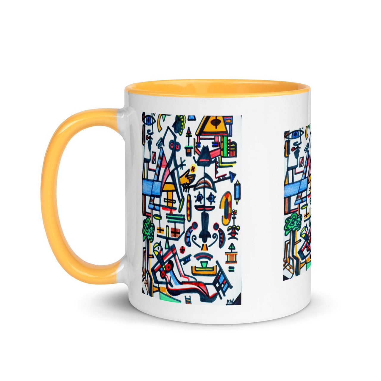KW Gallery: Color Burst Mug 26 ☕🌈 - Winter Sunshine Marketplace