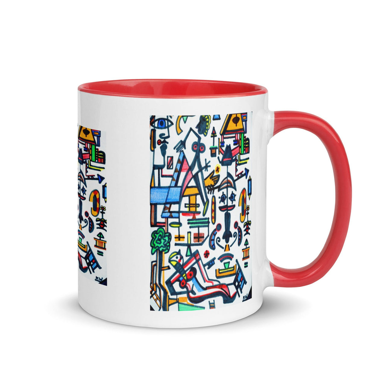 KW Gallery: Color Burst Mug 26 ☕🌈 - Winter Sunshine Marketplace