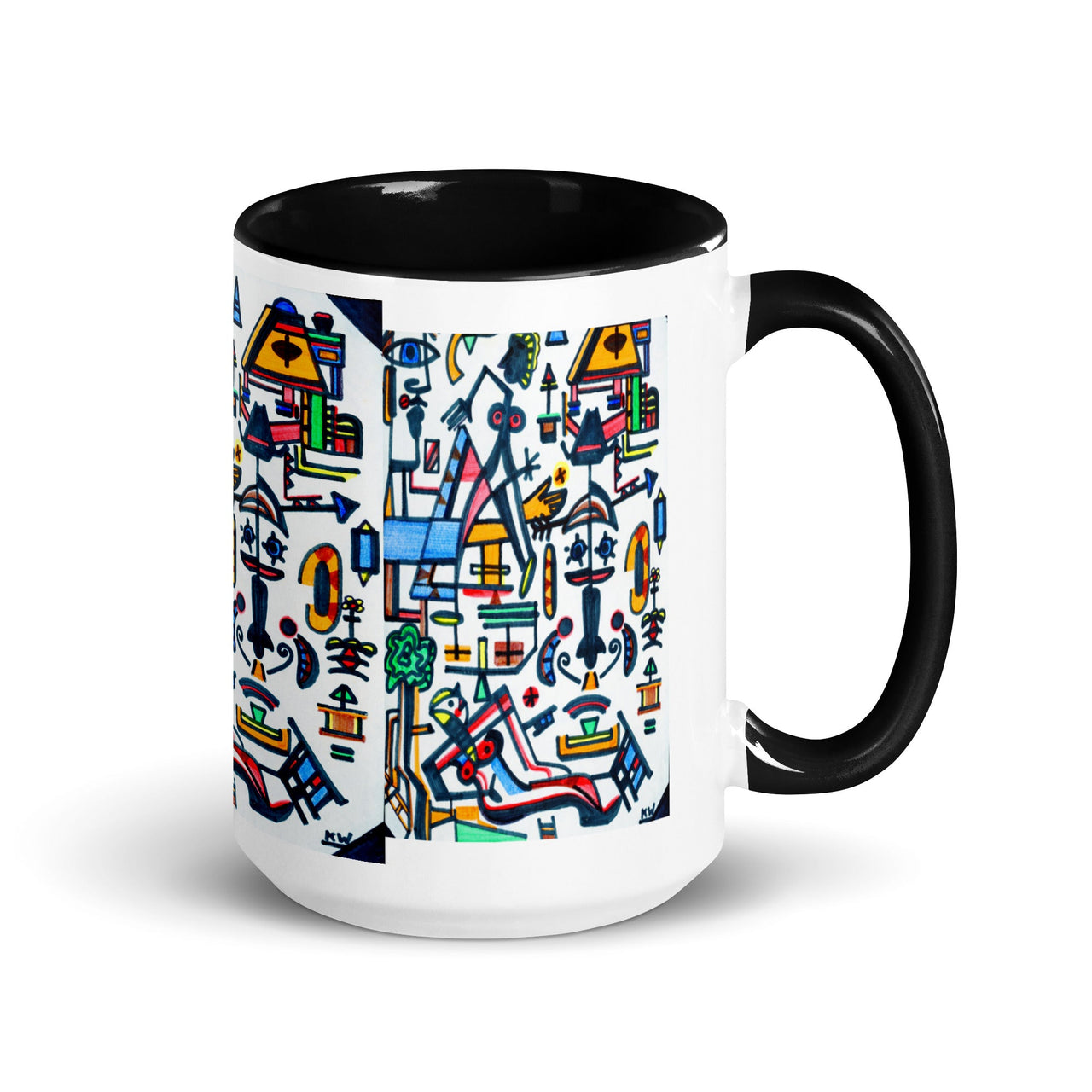 KW Gallery: Color Burst Mug 26 ☕🌈 - Winter Sunshine Marketplace