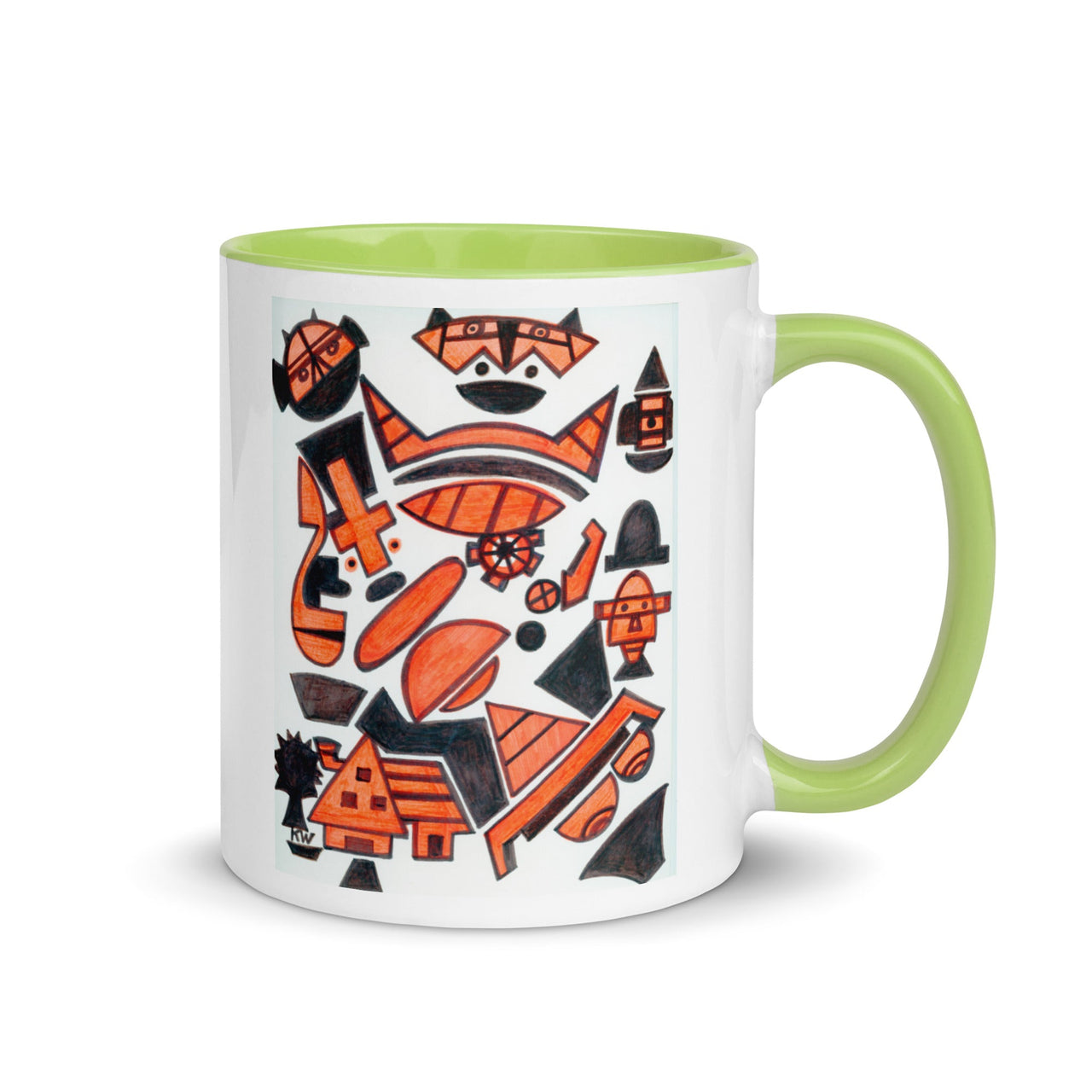 KW Gallery: Color Burst Mug 28 ☕🌈 - Winter Sunshine Marketplace