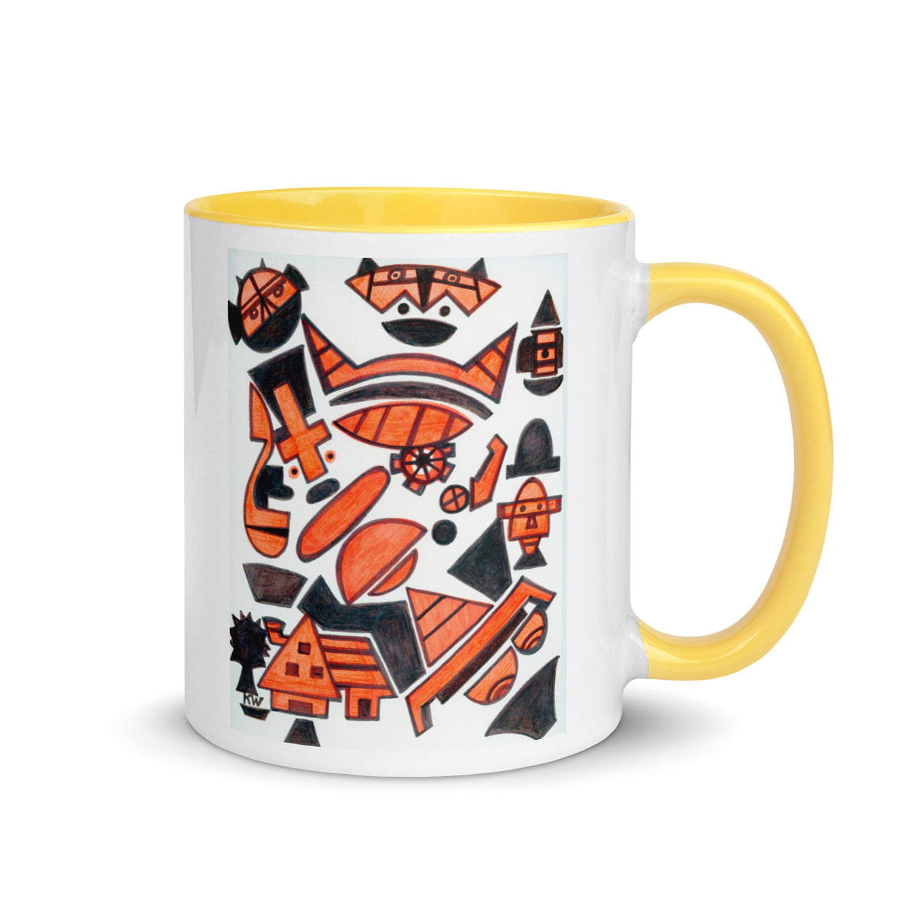 KW Gallery: Color Burst Mug 28 ☕🌈 - Winter Sunshine Marketplace