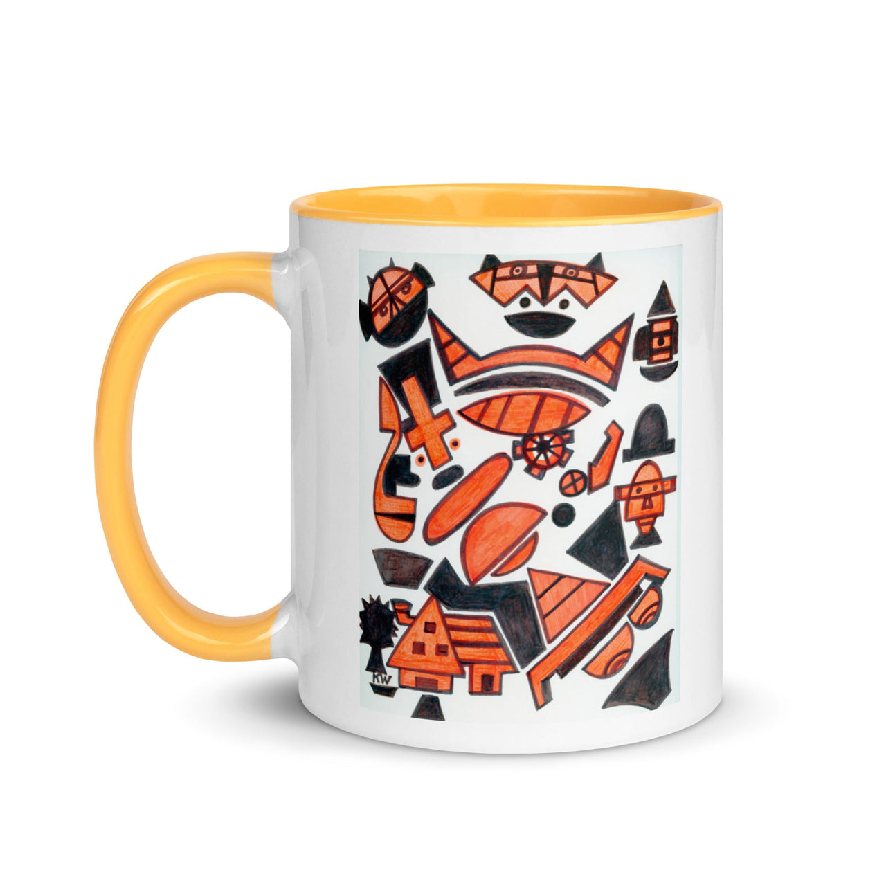 KW Gallery: Color Burst Mug 28 ☕🌈 - Winter Sunshine Marketplace