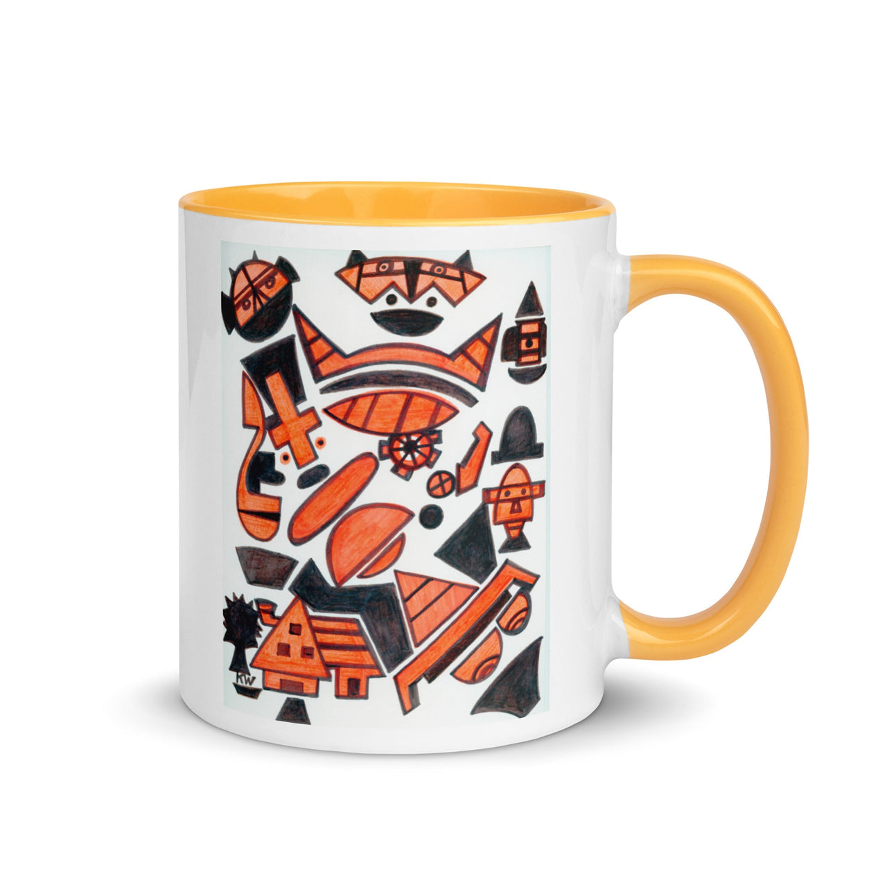 KW Gallery: Color Burst Mug 28 ☕🌈 - Winter Sunshine Marketplace