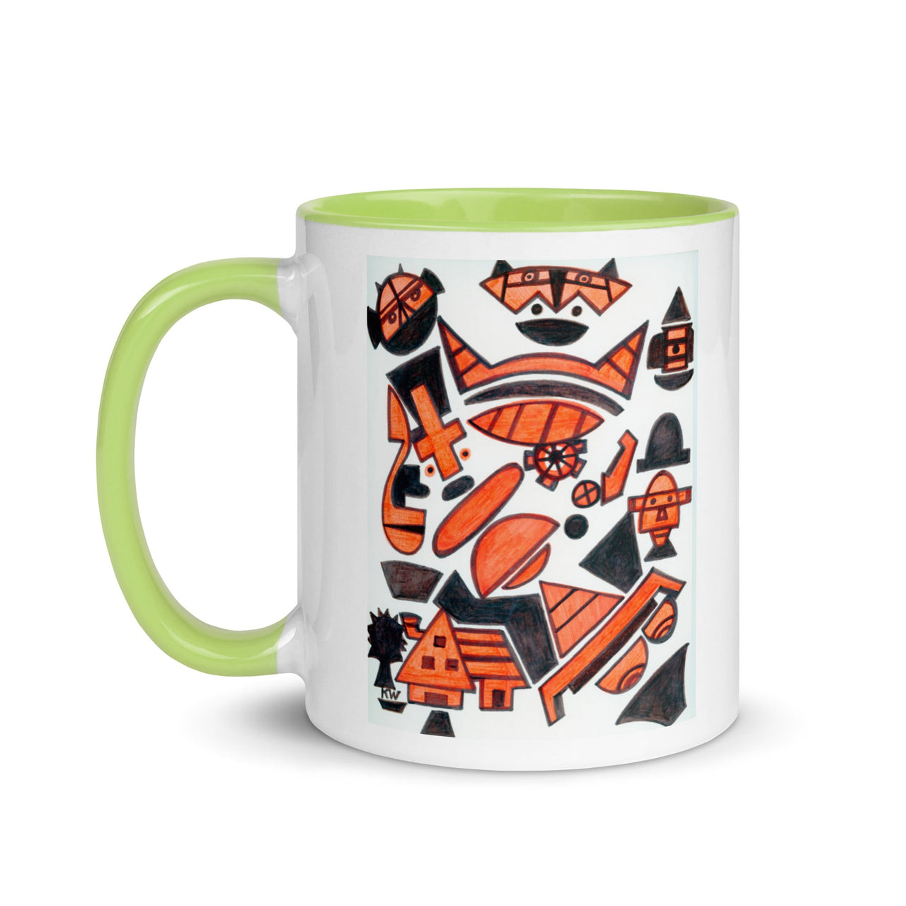 KW Gallery: Color Burst Mug 28 ☕🌈 - Winter Sunshine Marketplace