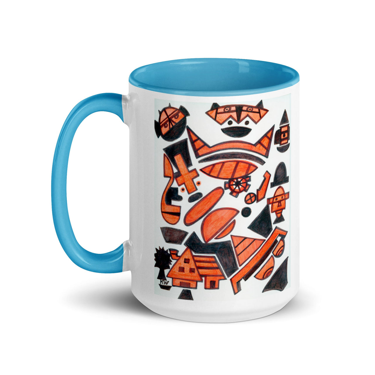 KW Gallery: Color Burst Mug 28 ☕🌈 - Winter Sunshine Marketplace