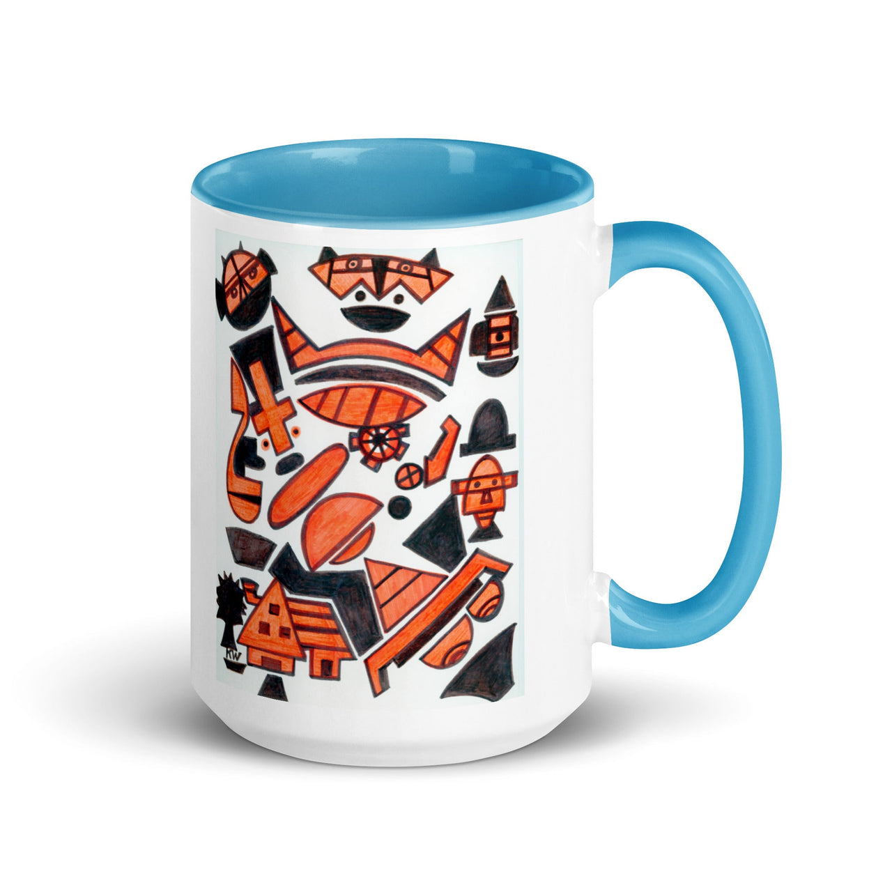 KW Gallery: Color Burst Mug 28 ☕🌈 - Winter Sunshine Marketplace