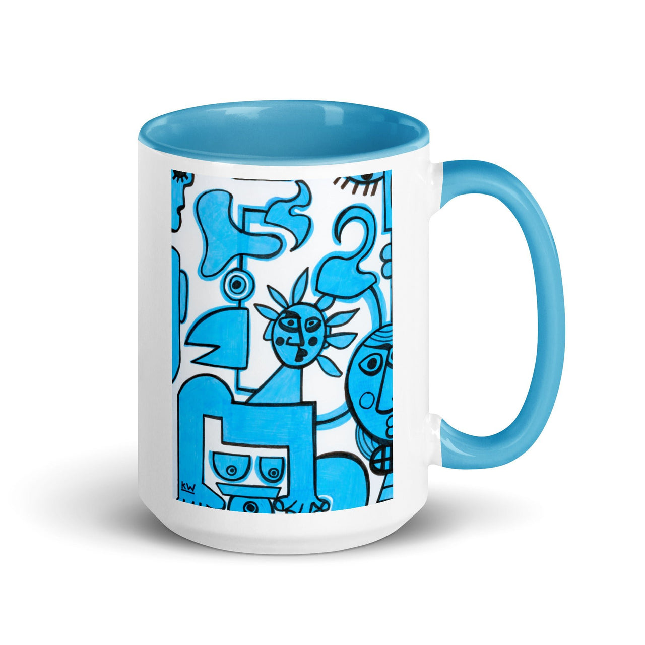 KW Gallery: Color Burst Mug 29 ☕🌈 - Winter Sunshine Marketplace