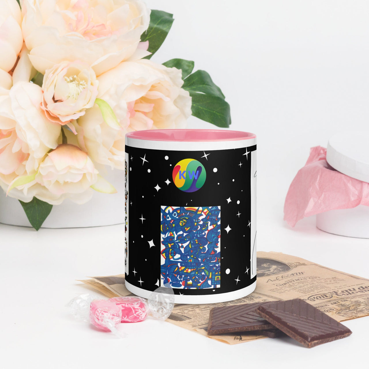KW Gallery: Color Burst Mug 3 - 5 ☕🌈 - Winter Sunshine Marketplace