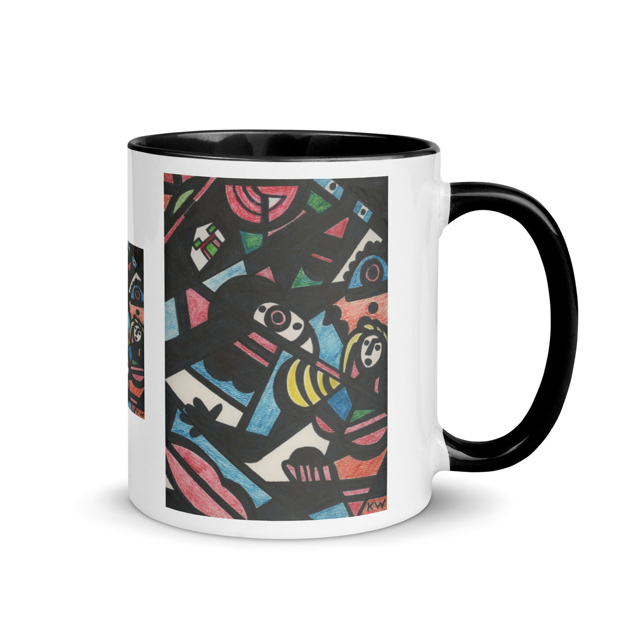 KW Gallery: Color Burst Mug 32 ☕🌈 - Winter Sunshine Marketplace