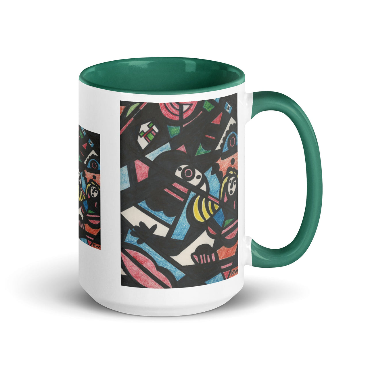 KW Gallery: Color Burst Mug 32 ☕🌈 - Winter Sunshine Marketplace