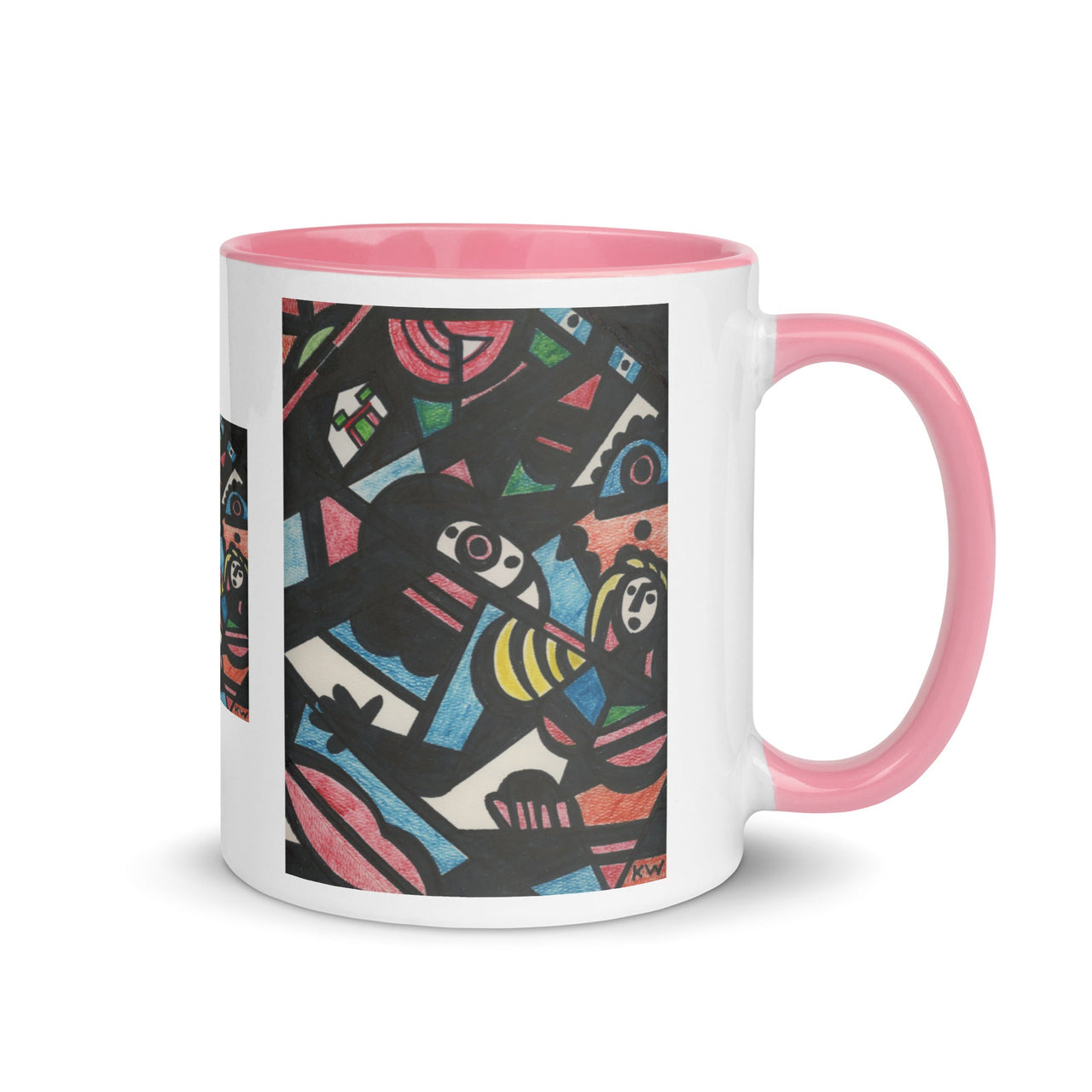 KW Gallery: Color Burst Mug 32 ☕🌈 - Winter Sunshine Marketplace