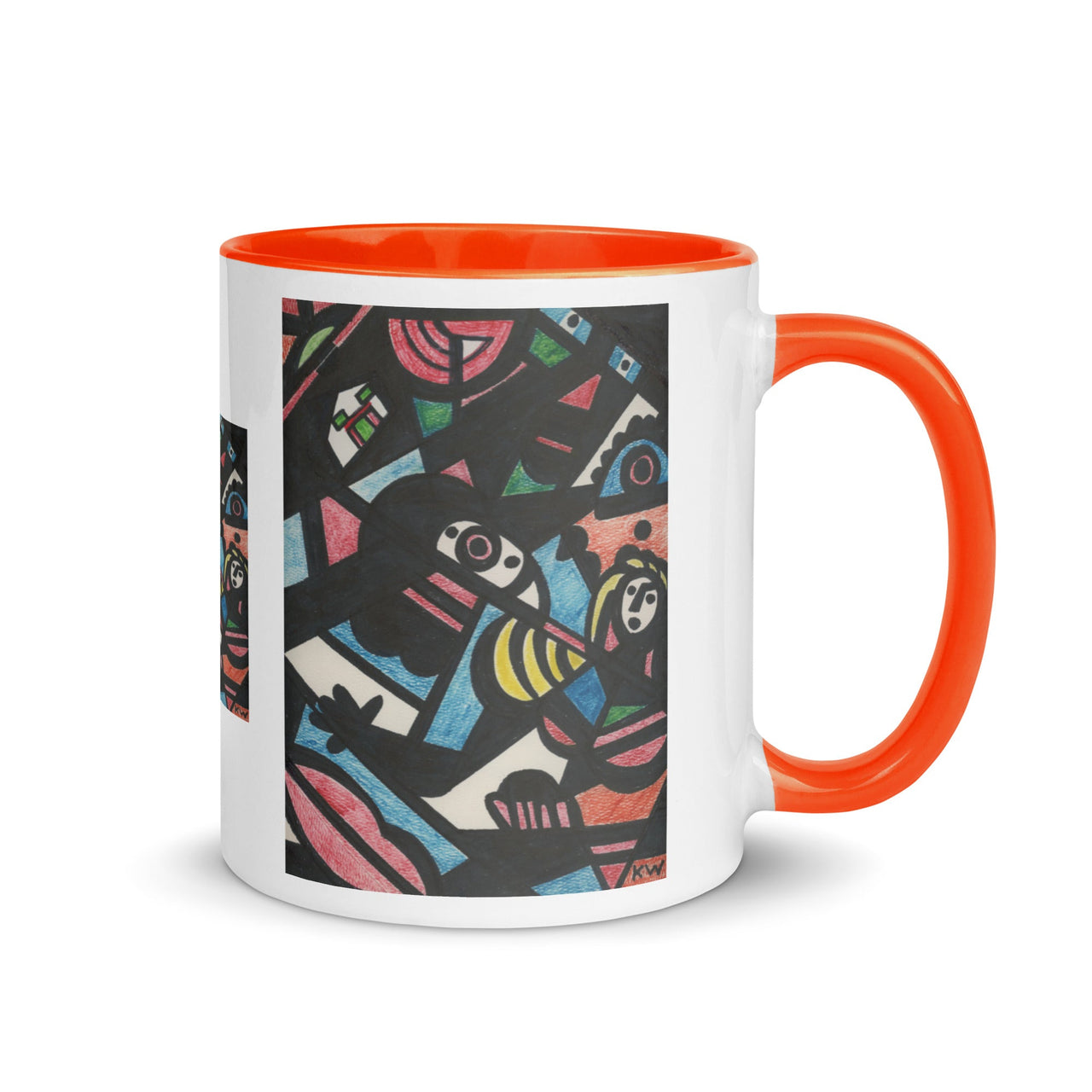 KW Gallery: Color Burst Mug 32 ☕🌈 - Winter Sunshine Marketplace