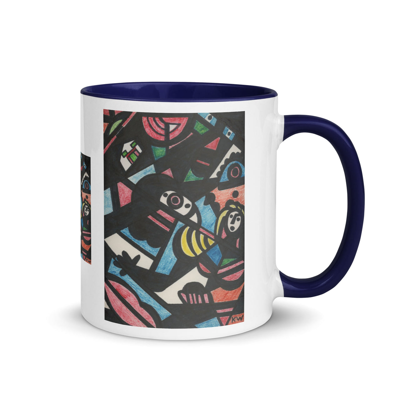 KW Gallery: Color Burst Mug 32 ☕🌈 - Winter Sunshine Marketplace