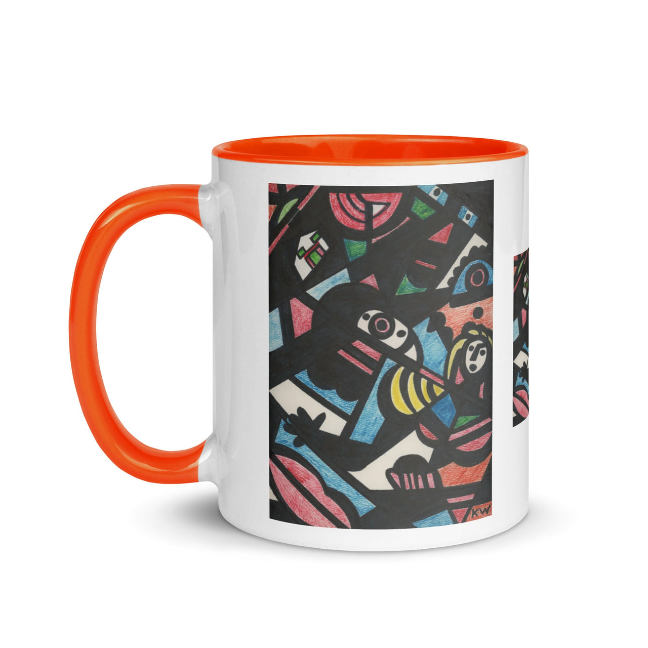 KW Gallery: Color Burst Mug 32 ☕🌈 - Winter Sunshine Marketplace