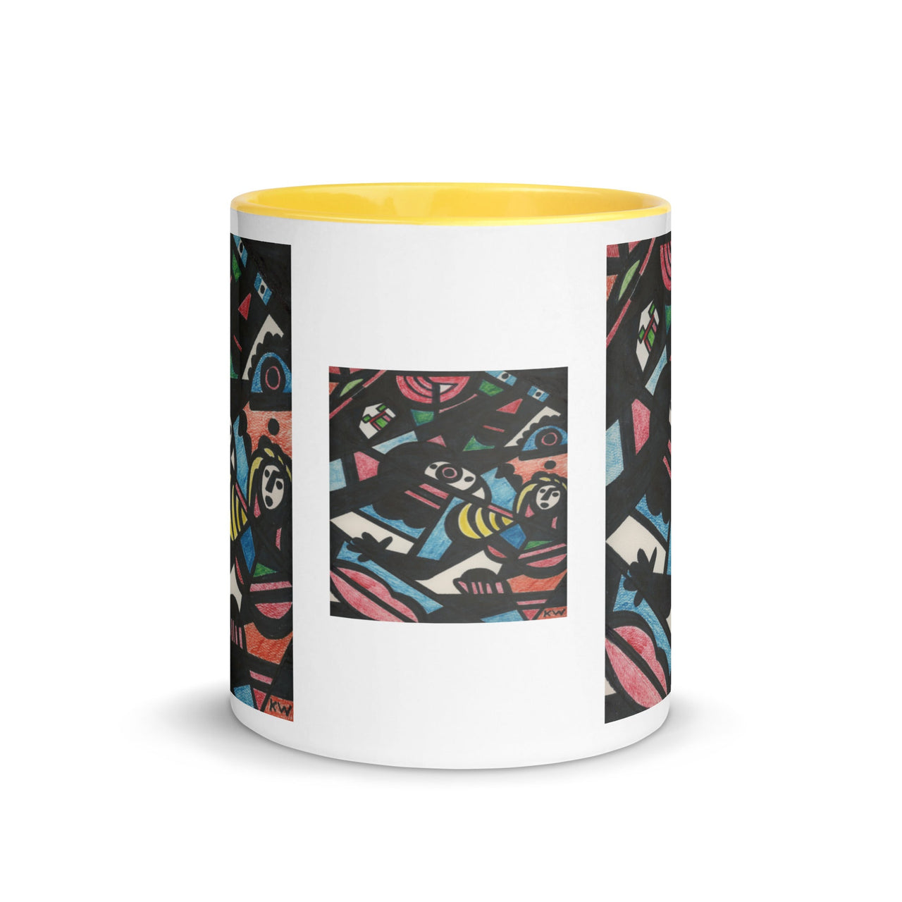 KW Gallery: Color Burst Mug 32 ☕🌈 - Winter Sunshine Marketplace