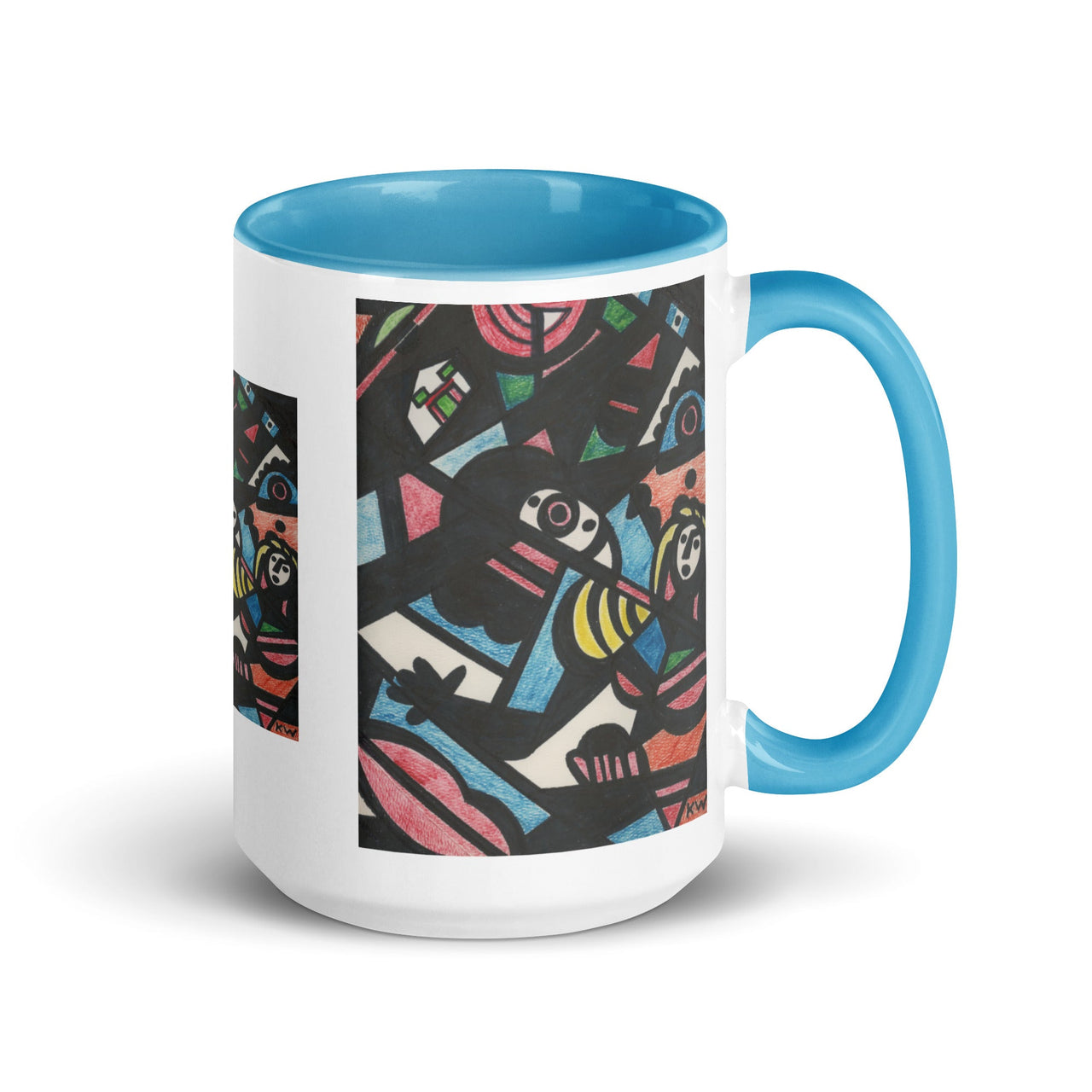 KW Gallery: Color Burst Mug 32 ☕🌈 - Winter Sunshine Marketplace