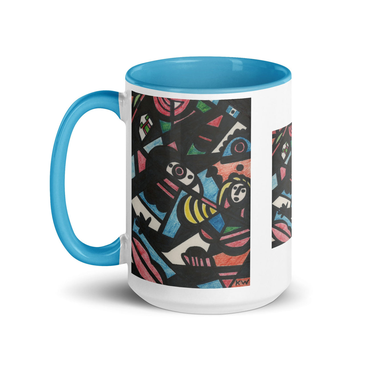 KW Gallery: Color Burst Mug 32 ☕🌈 - Winter Sunshine Marketplace
