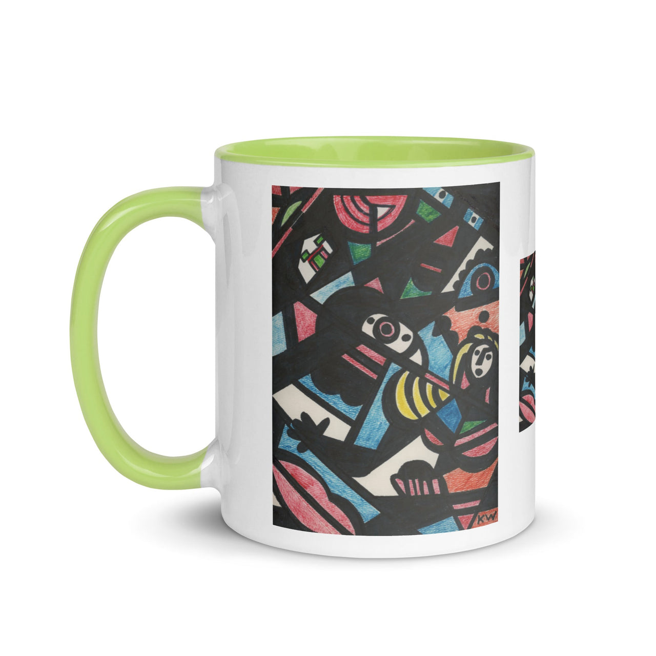 KW Gallery: Color Burst Mug 32 ☕🌈 - Winter Sunshine Marketplace