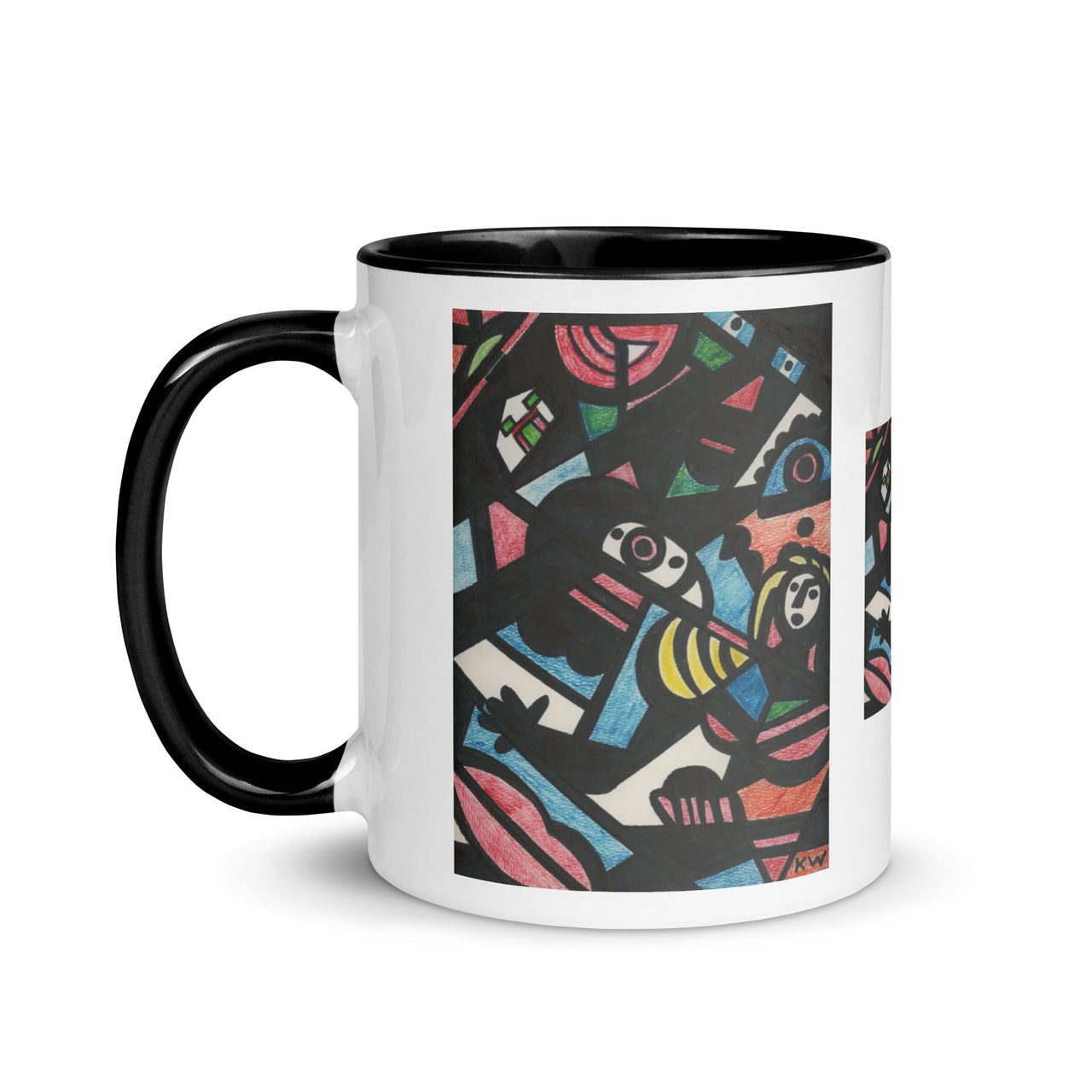 KW Gallery: Color Burst Mug 32 ☕🌈 - Winter Sunshine Marketplace