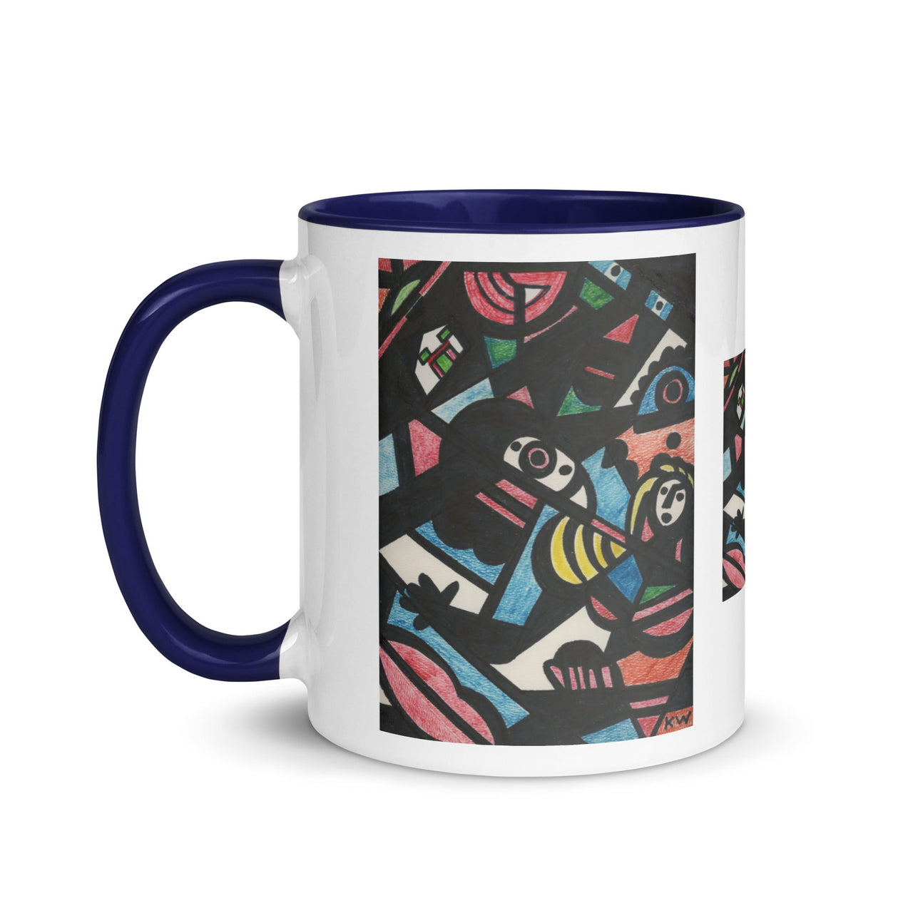KW Gallery: Color Burst Mug 32 ☕🌈 - Winter Sunshine Marketplace