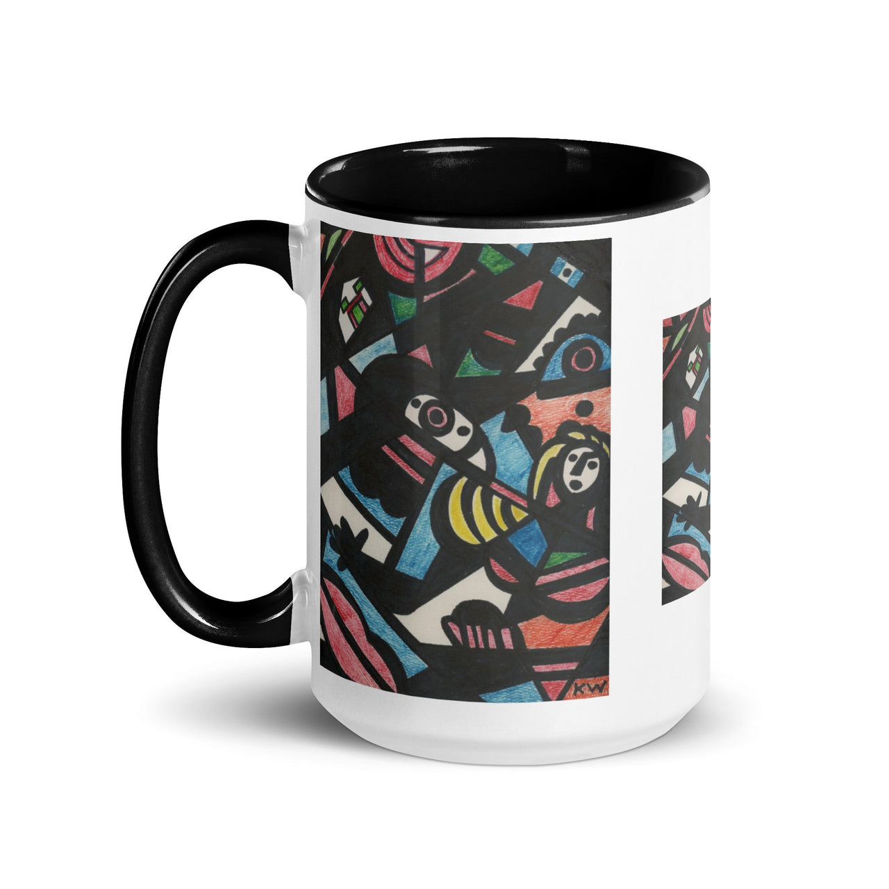 KW Gallery: Color Burst Mug 32 ☕🌈 - Winter Sunshine Marketplace