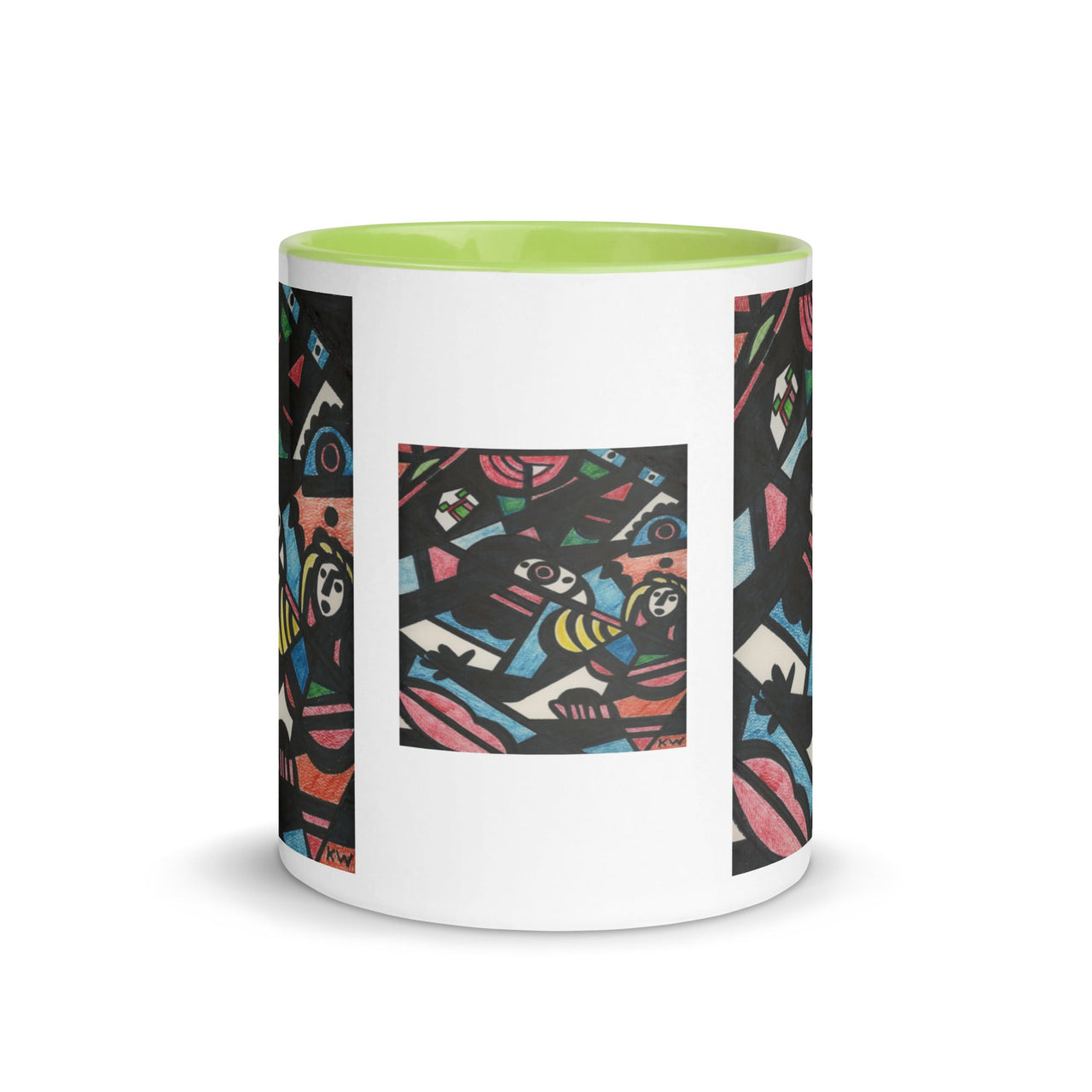 KW Gallery: Color Burst Mug 32 ☕🌈 - Winter Sunshine Marketplace
