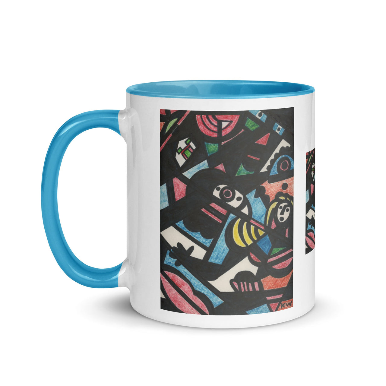 KW Gallery: Color Burst Mug 32 ☕🌈 - Winter Sunshine Marketplace