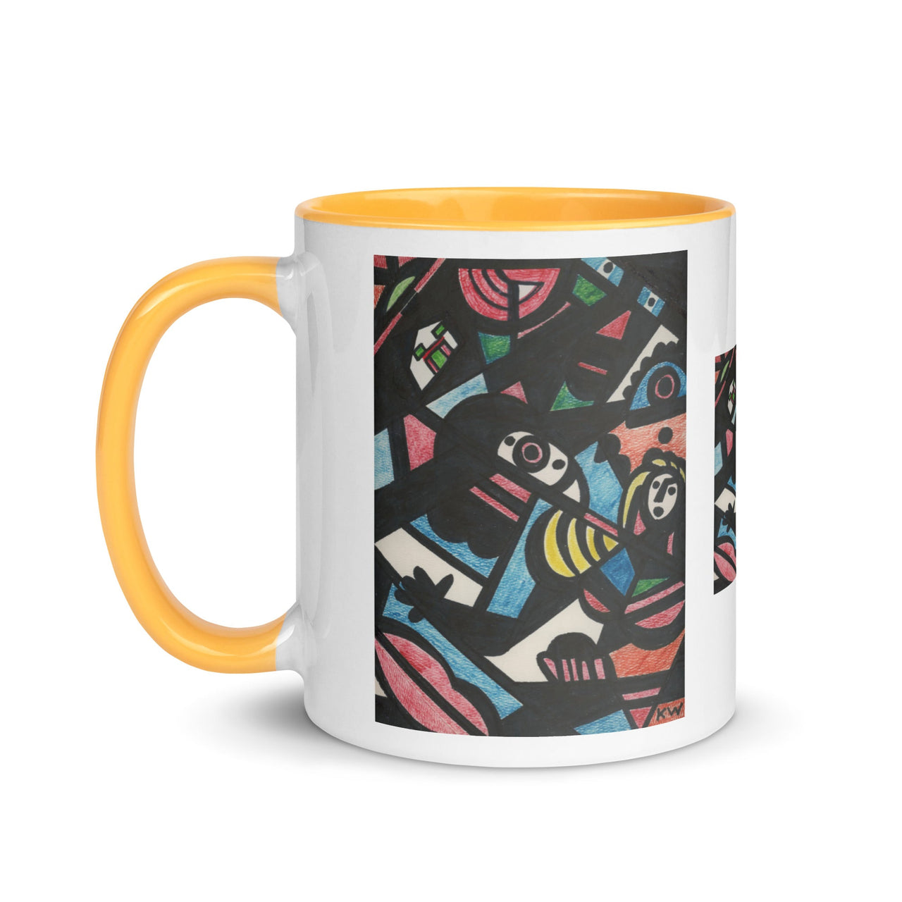KW Gallery: Color Burst Mug 32 ☕🌈 - Winter Sunshine Marketplace
