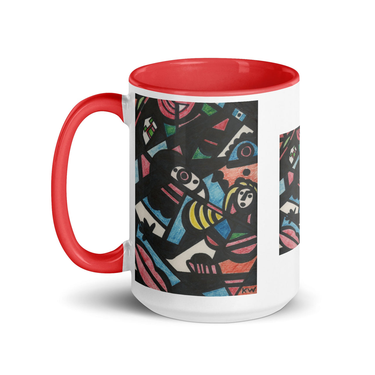 KW Gallery: Color Burst Mug 32 ☕🌈 - Winter Sunshine Marketplace