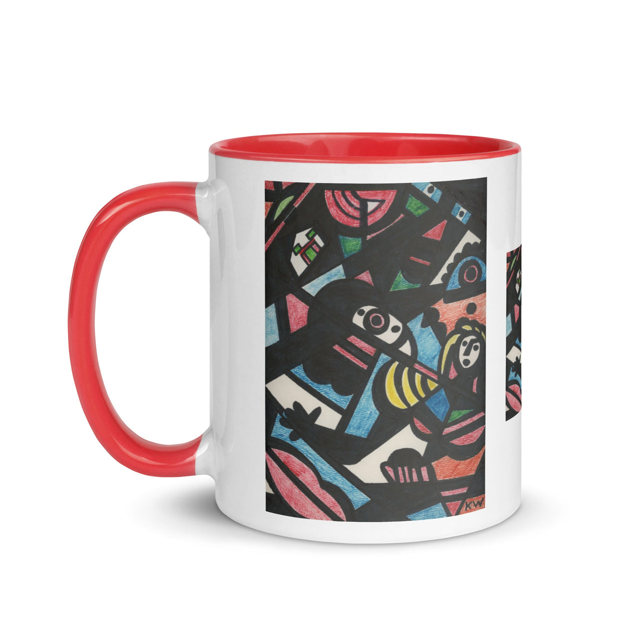 KW Gallery: Color Burst Mug 32 ☕🌈 - Winter Sunshine Marketplace