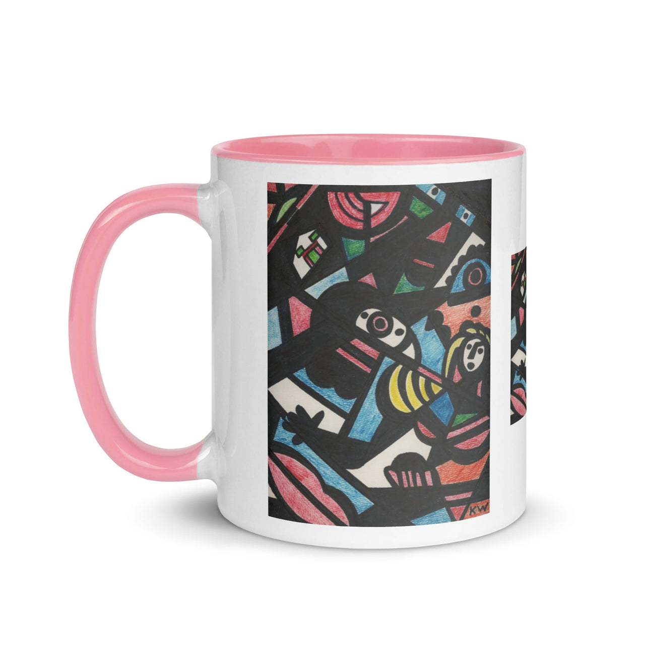 KW Gallery: Color Burst Mug 32 ☕🌈 - Winter Sunshine Marketplace