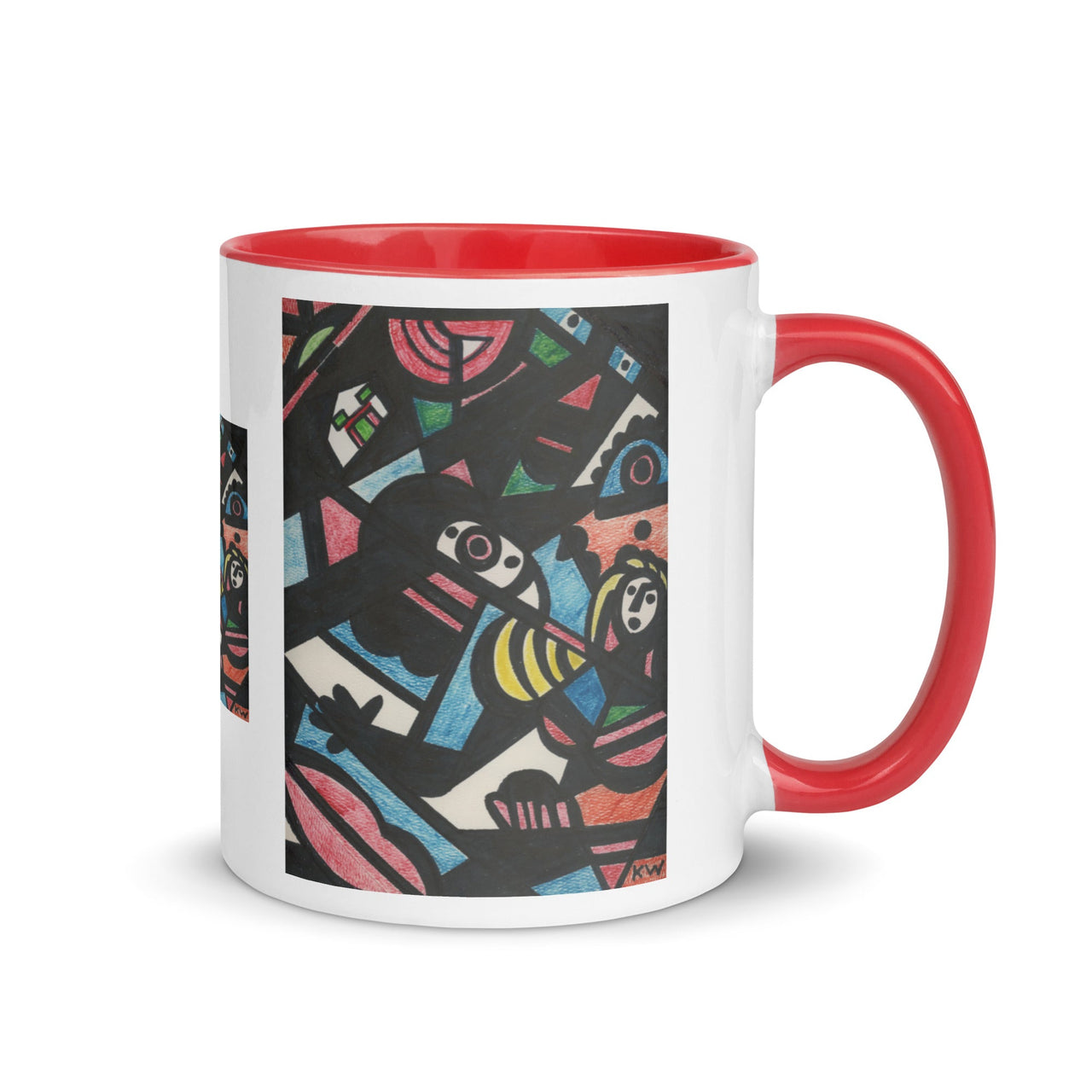 KW Gallery: Color Burst Mug 32 ☕🌈 - Winter Sunshine Marketplace