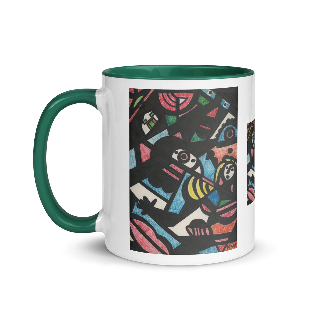 KW Gallery: Color Burst Mug 32 ☕🌈 - Winter Sunshine Marketplace
