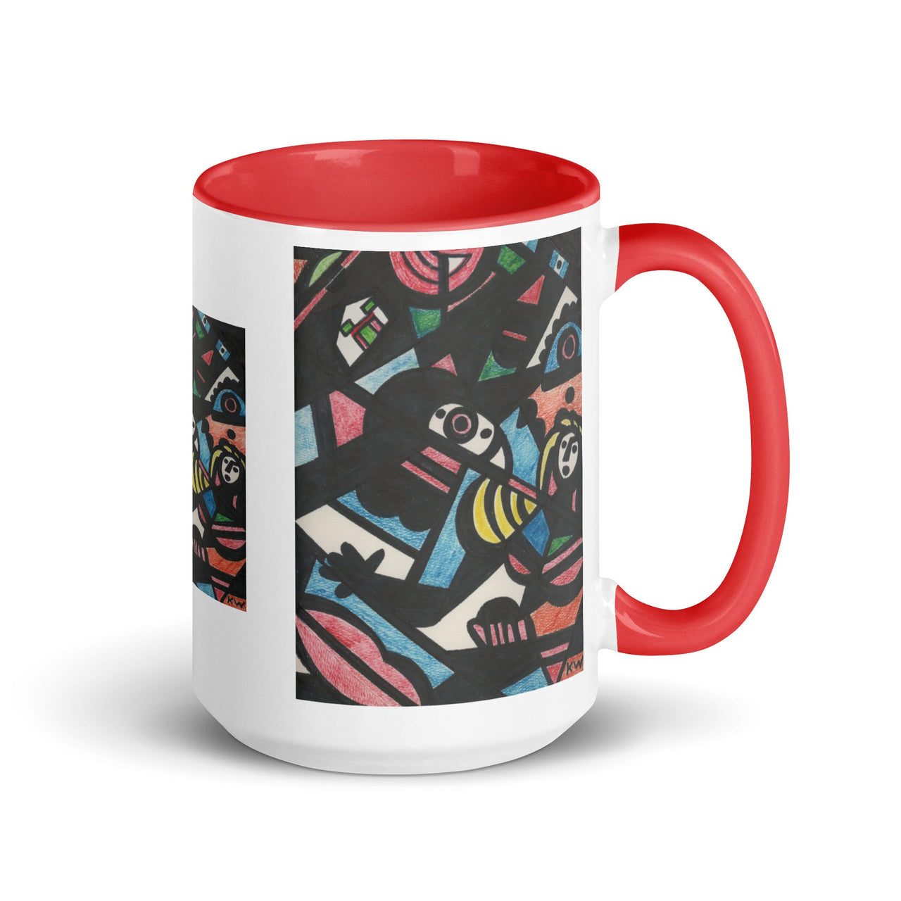 KW Gallery: Color Burst Mug 32 ☕🌈 - Winter Sunshine Marketplace