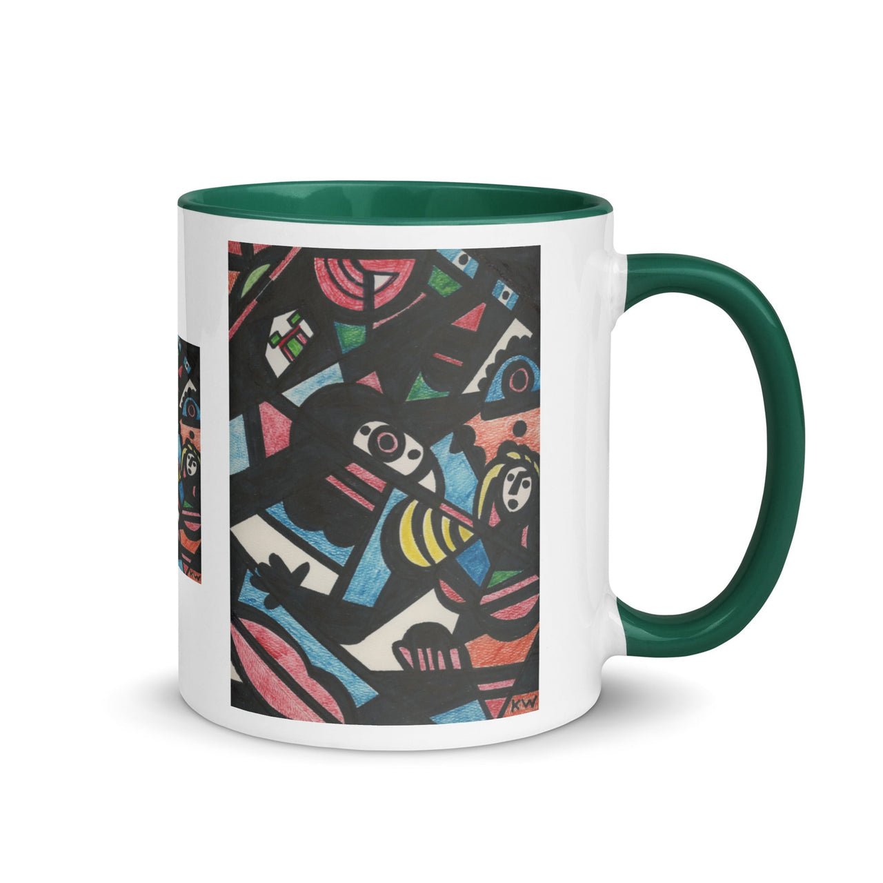 KW Gallery: Color Burst Mug 32 ☕🌈 - Winter Sunshine Marketplace