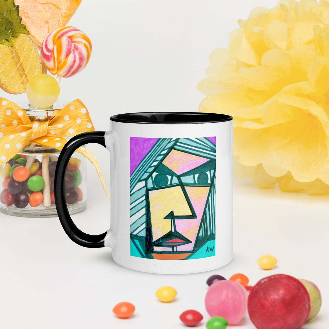 KW Gallery: Color Burst Mug 34 ☕🌈 - Winter Sunshine Marketplace
