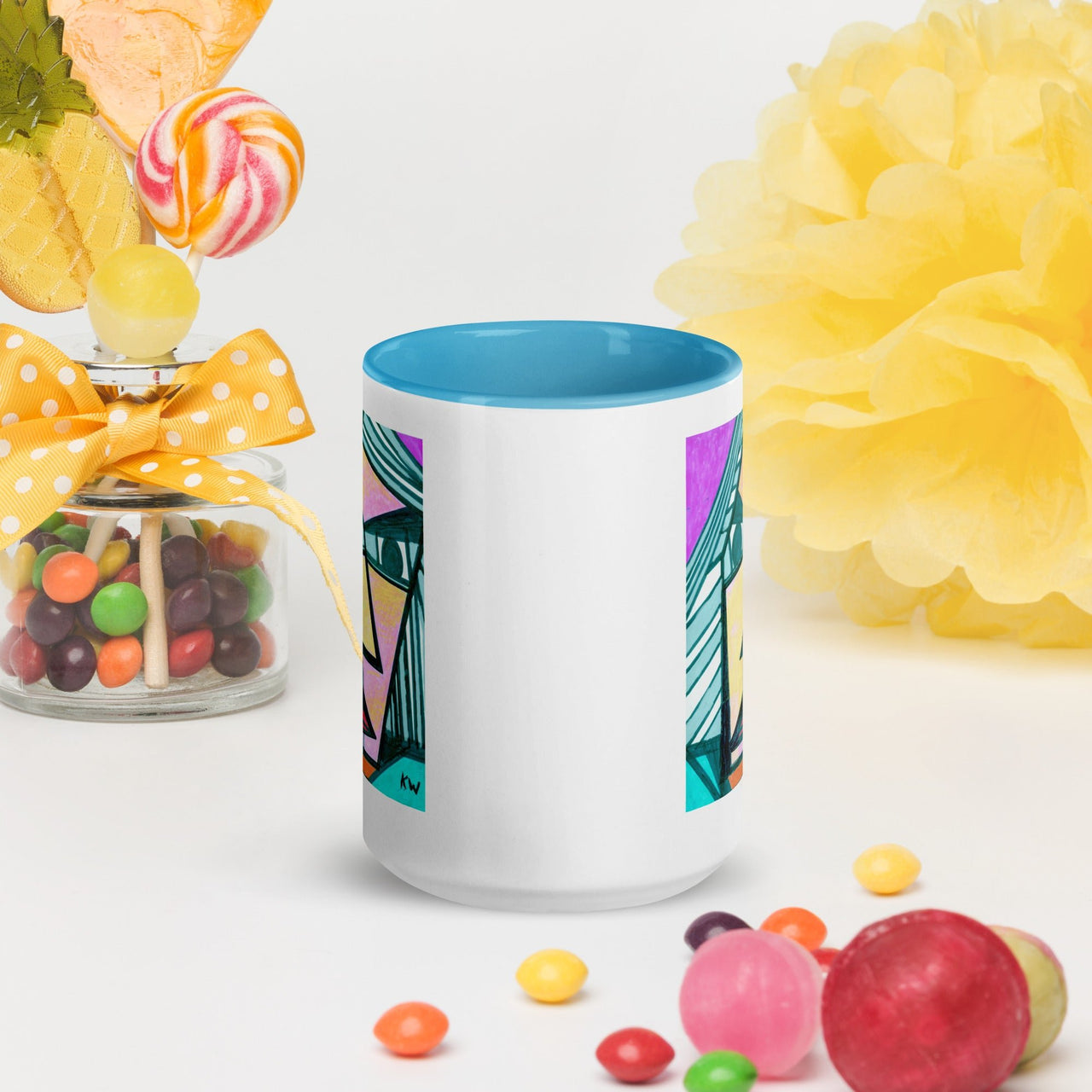 KW Gallery: Color Burst Mug 34 ☕🌈 - Winter Sunshine Marketplace