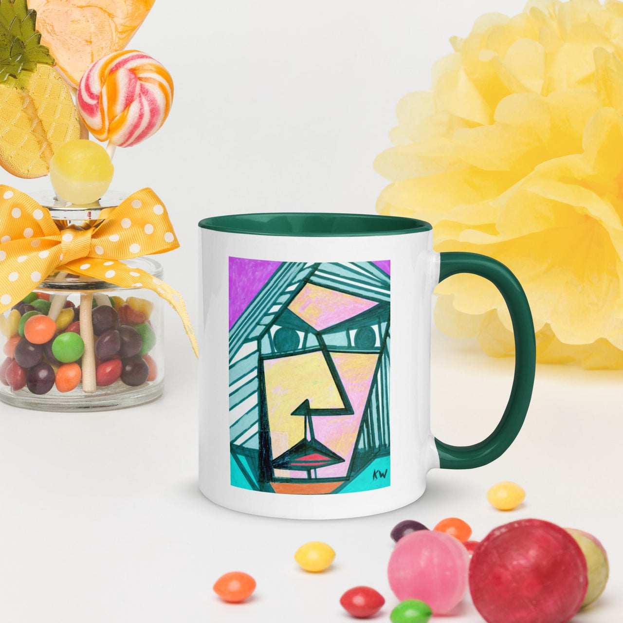 KW Gallery: Color Burst Mug 34 ☕🌈 - Winter Sunshine Marketplace