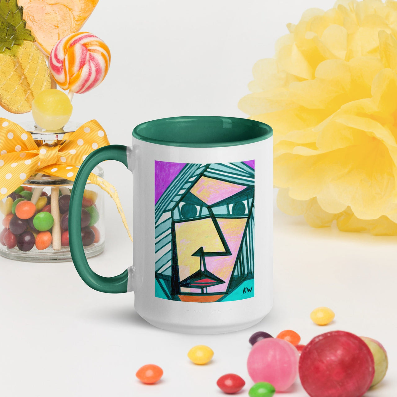 KW Gallery: Color Burst Mug 34 ☕🌈 - Winter Sunshine Marketplace