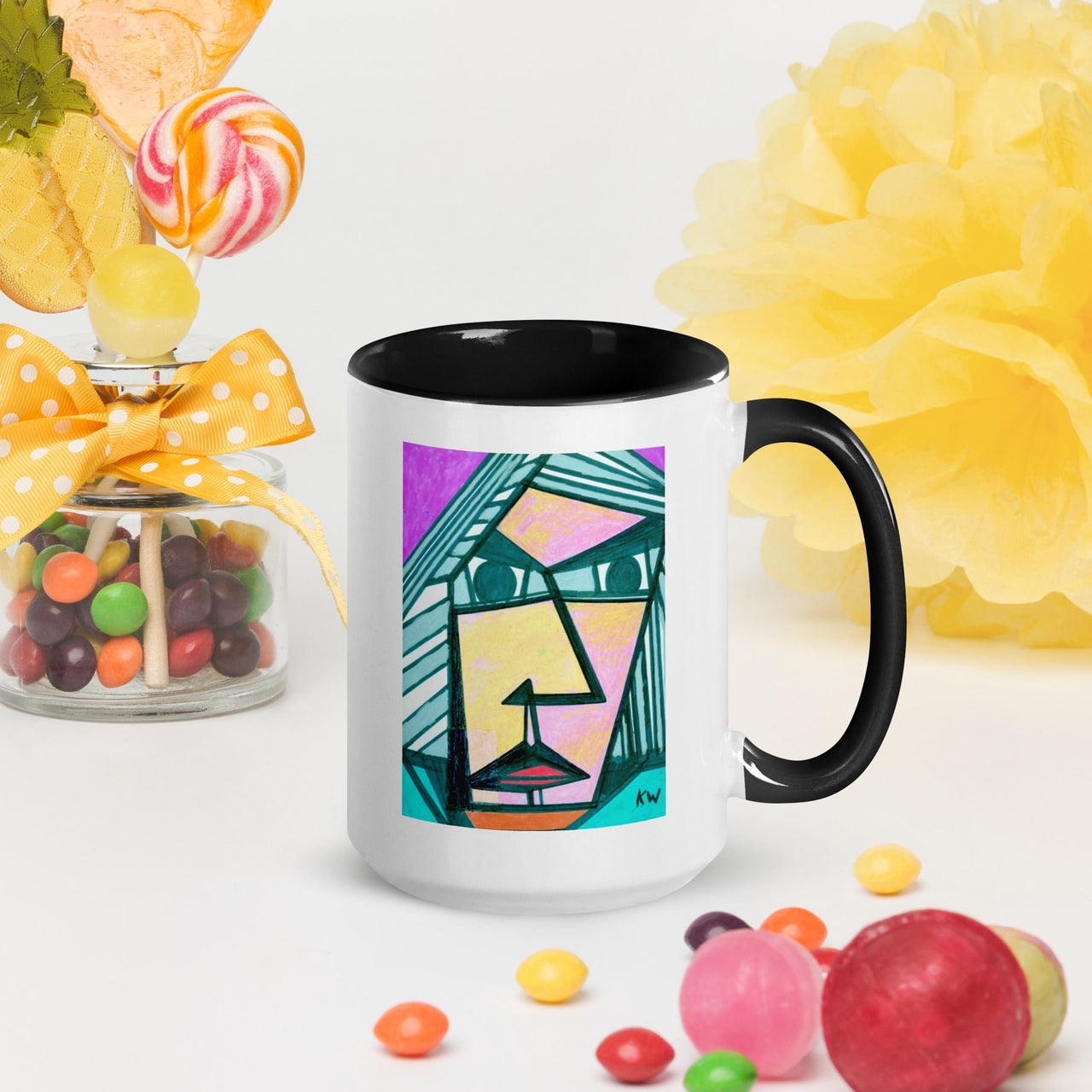 KW Gallery: Color Burst Mug 34 ☕🌈 - Winter Sunshine Marketplace
