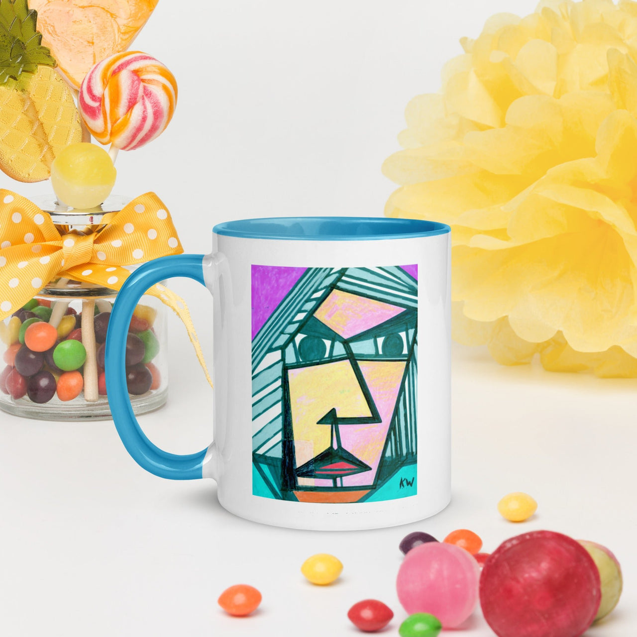 KW Gallery: Color Burst Mug 34 ☕🌈 - Winter Sunshine Marketplace