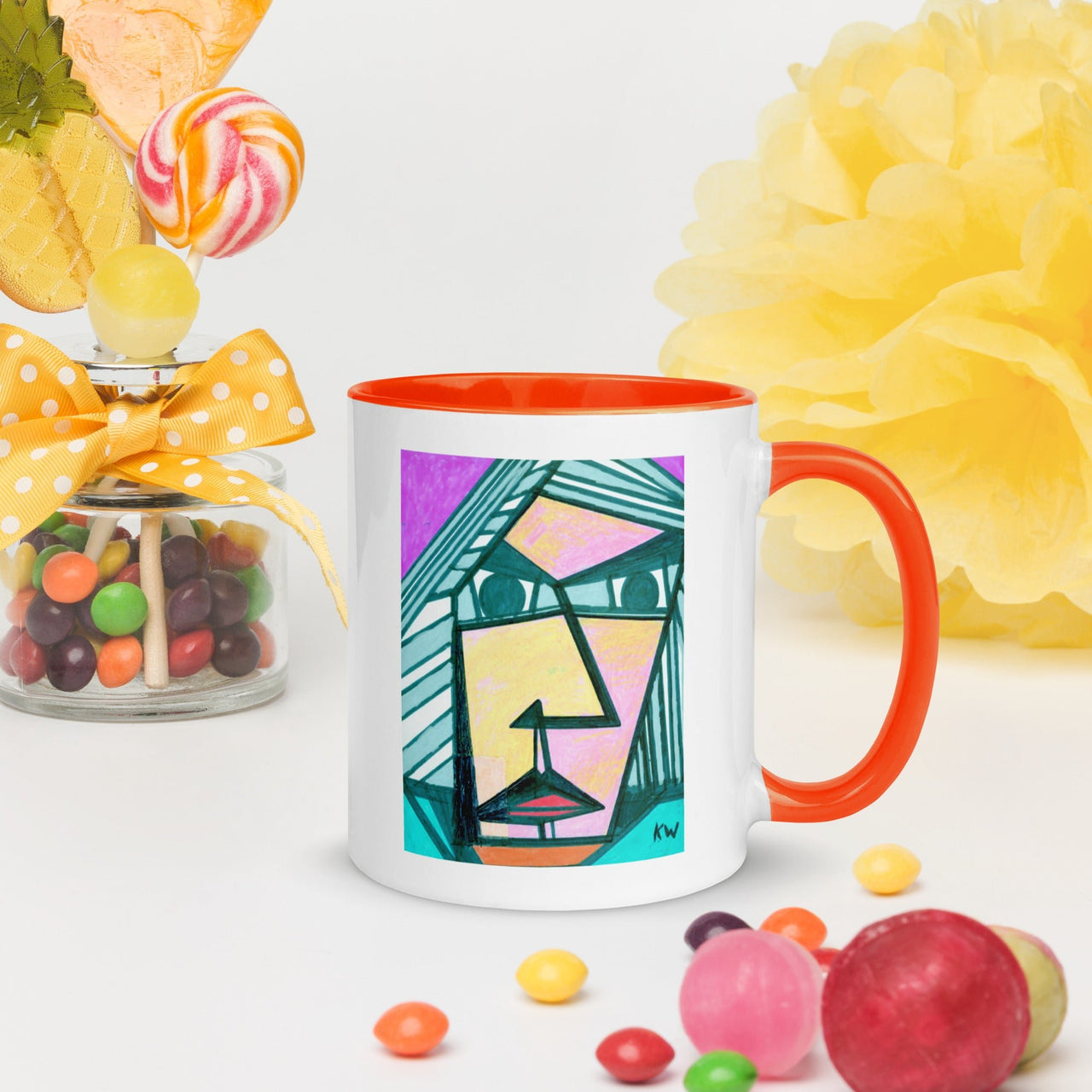 KW Gallery: Color Burst Mug 34 ☕🌈 - Winter Sunshine Marketplace