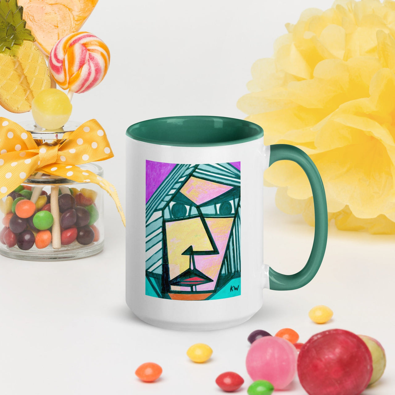 KW Gallery: Color Burst Mug 34 ☕🌈 - Winter Sunshine Marketplace