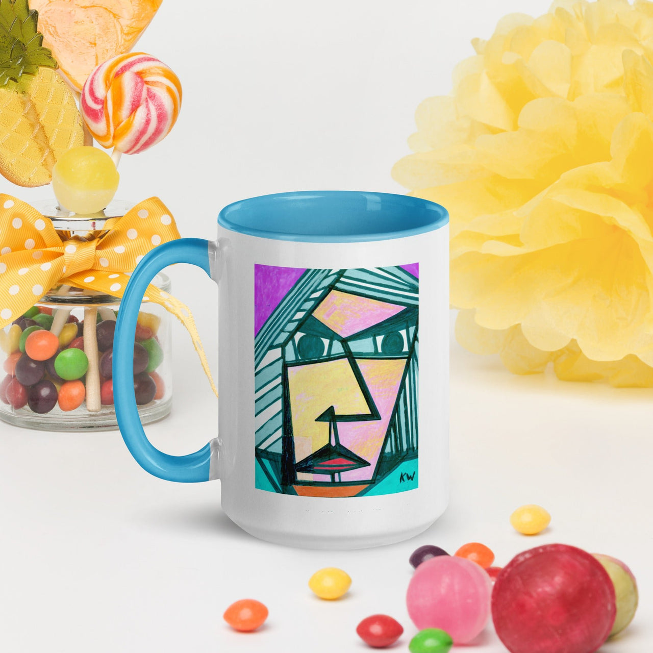KW Gallery: Color Burst Mug 34 ☕🌈 - Winter Sunshine Marketplace