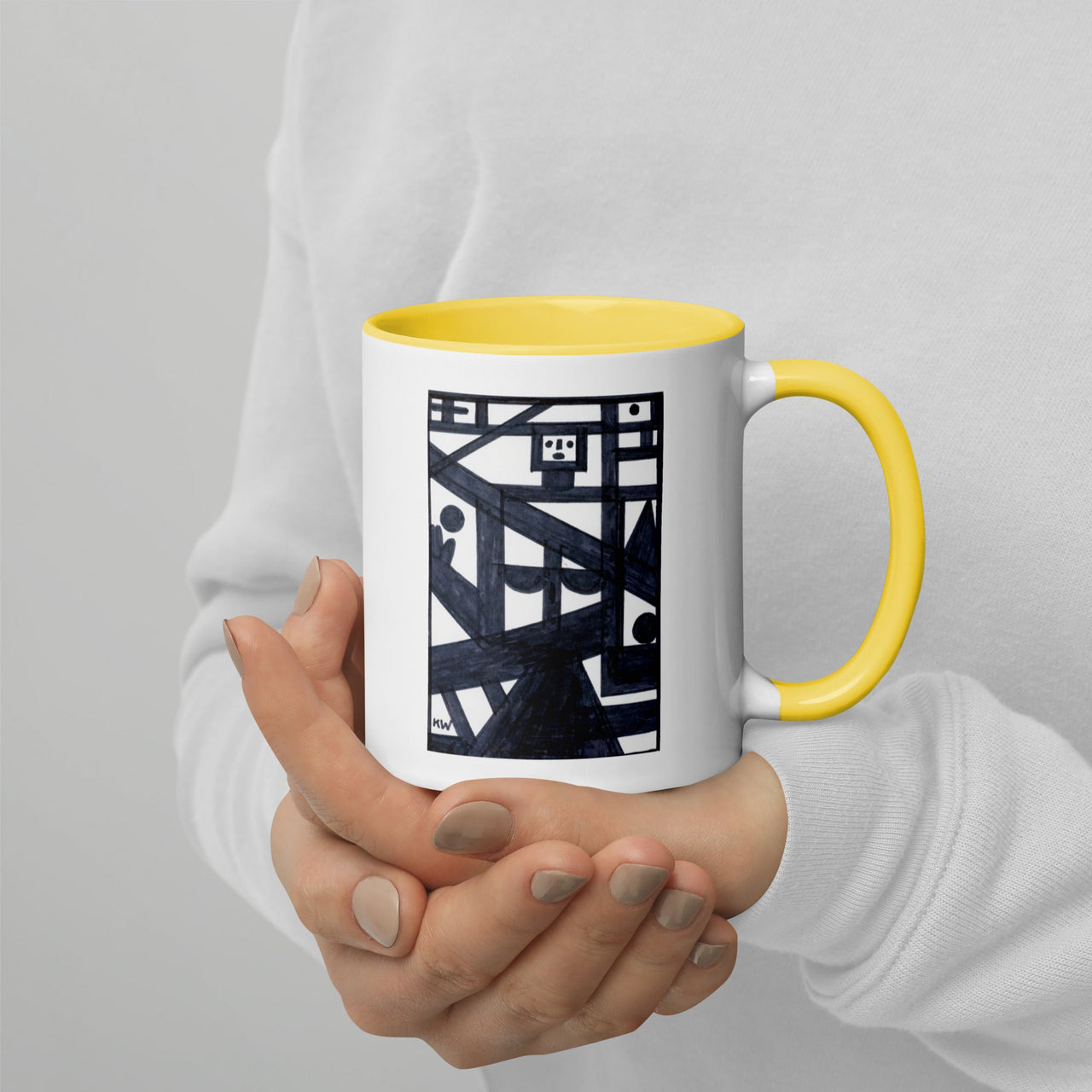 KW Gallery: Color Burst Mug 35 ☕🌈 - Winter Sunshine Marketplace