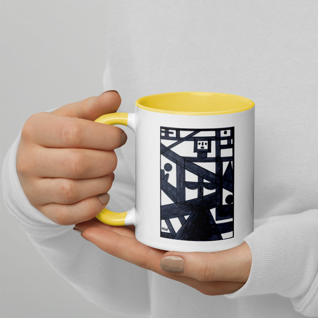 KW Gallery: Color Burst Mug 35 ☕🌈 - Winter Sunshine Marketplace